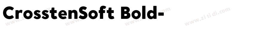 CrosstenSoft Bold字体转换